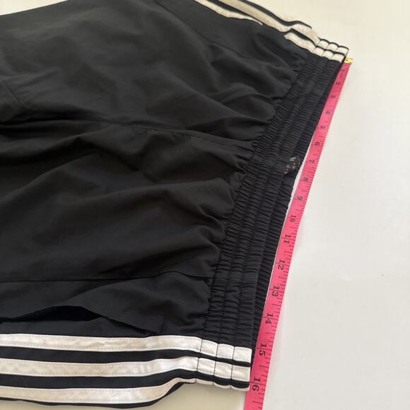 Vintage Adidas Track Pants Mens Large Black Windbreaker Training Y2K 90s Retro - Picture 9 of 12
